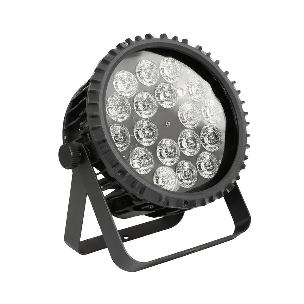 Harmonai QY-F1810 Waterproof 18-LED Quad PAR Light — 150W RGB Full-Color Stage Lighting