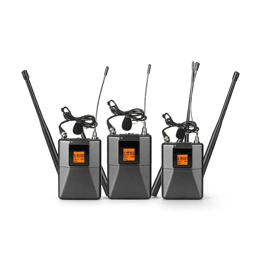 Harmonai ACT-804 Professional UHF Wireless Lavalier Microphone | High-Resolution Audio, 150m Range