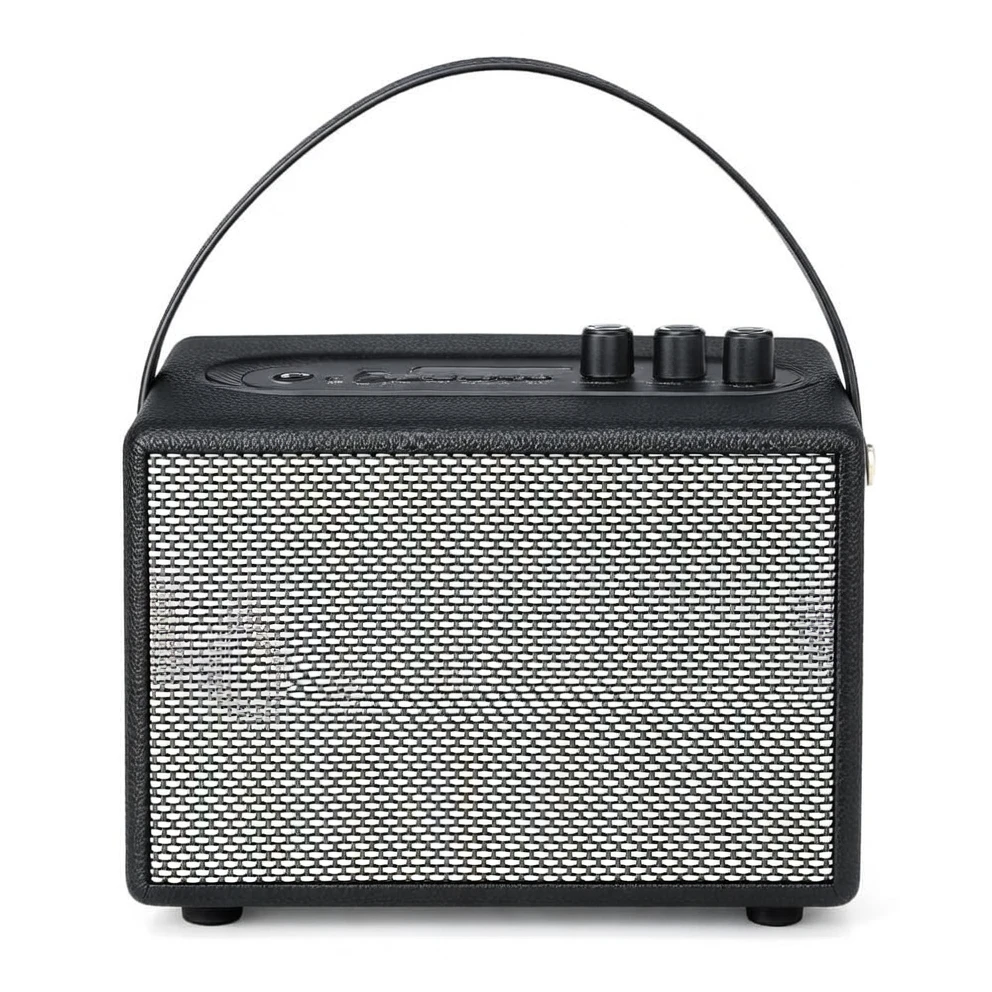 Harmonai HJ-DM3 Portable Leather Bluetooth Speaker | 2×10W Stereo Sound