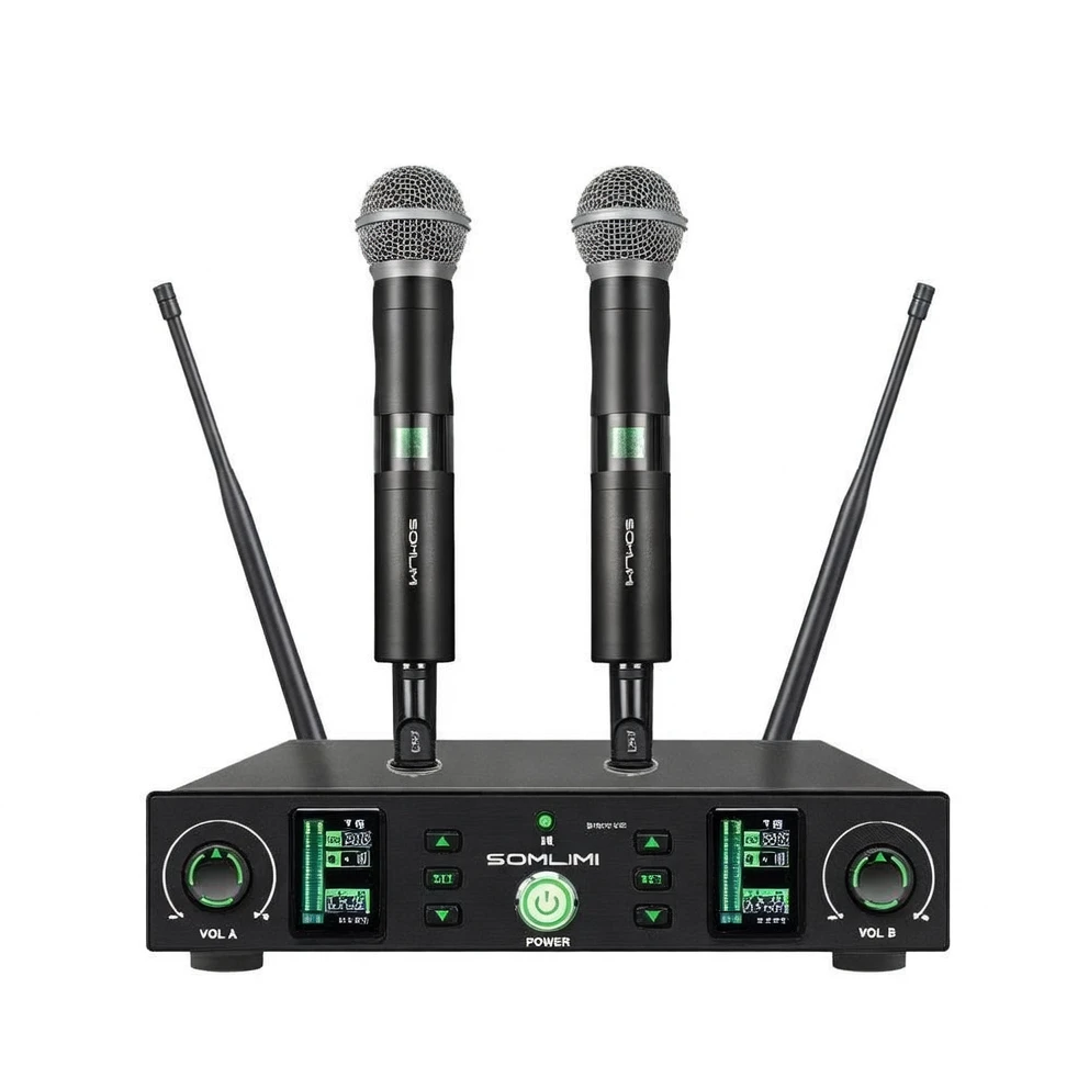 Harmonai SOM-14 Professional UHF Wireless Microphone — 640–690 MHz, Studio-Grade Vocal Clarity