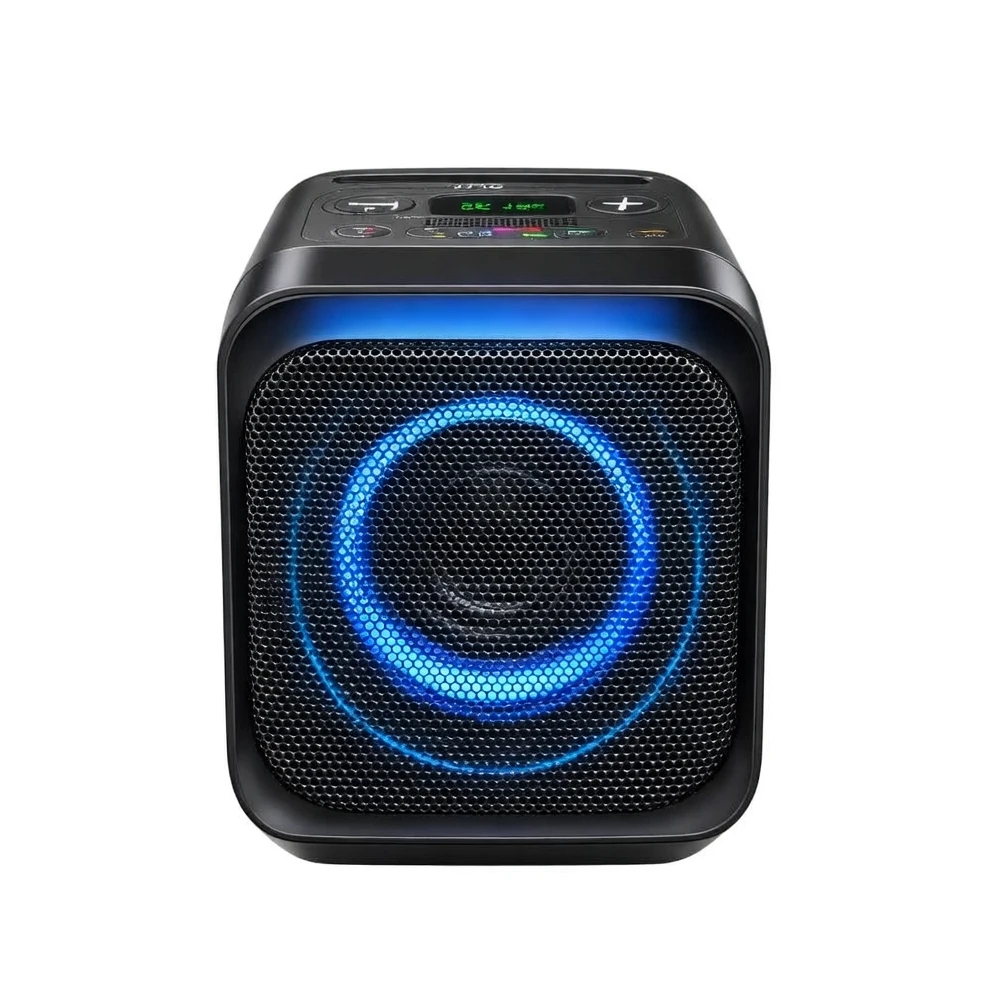 Harmonai HJ-P616 40W Portable Bluetooth Speaker with RGB Lights & Dual Drivers