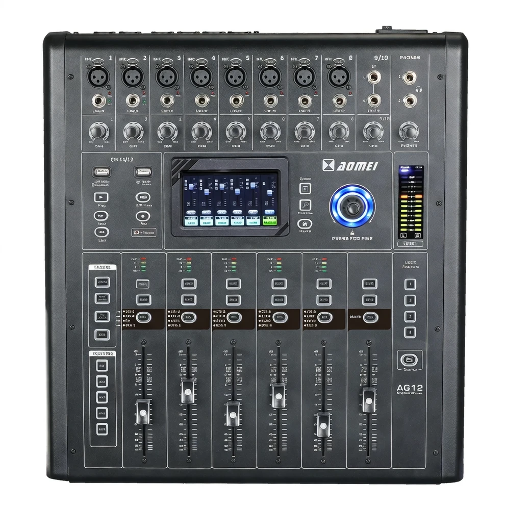 Harmonai AG12 12-Channel Professional Digital Mixer