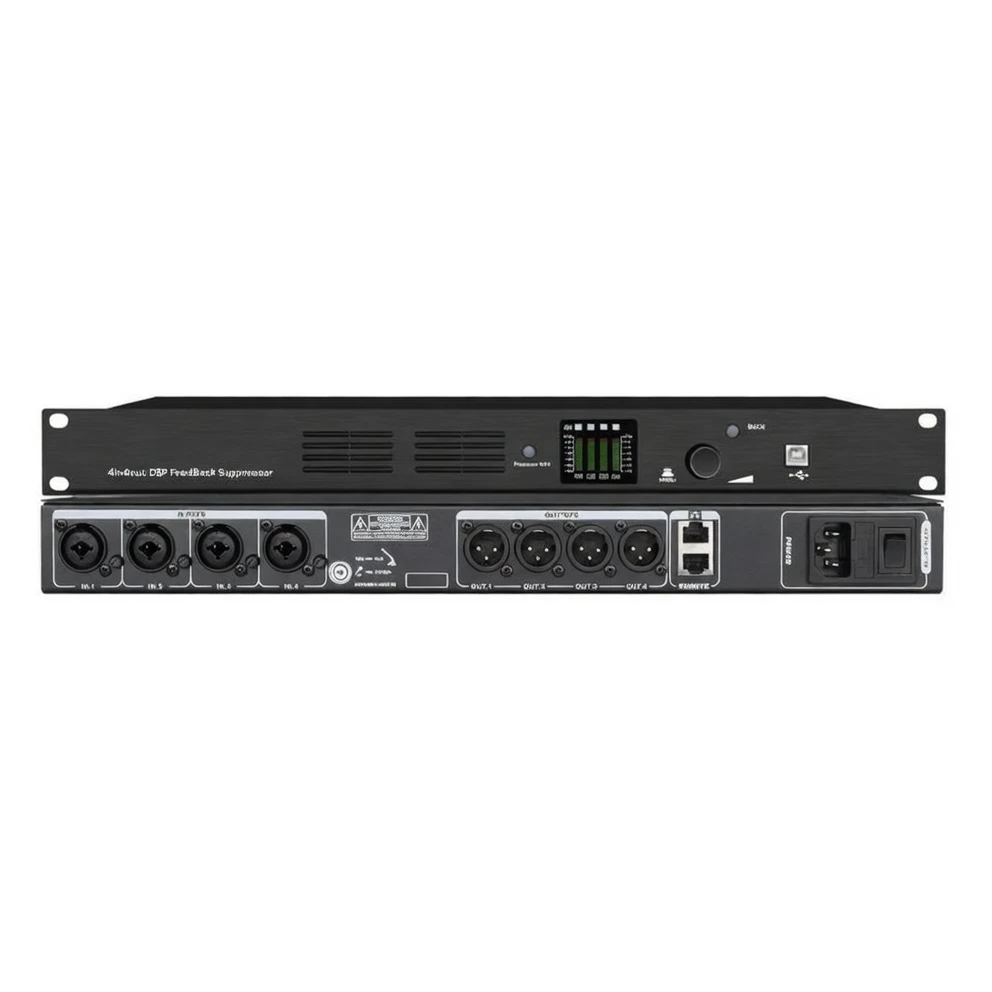 Harmonai FBX4040 Automatic Feedback Suppressor — ADI 4th-Gen SHARC, 30 Notch Filters per Channel