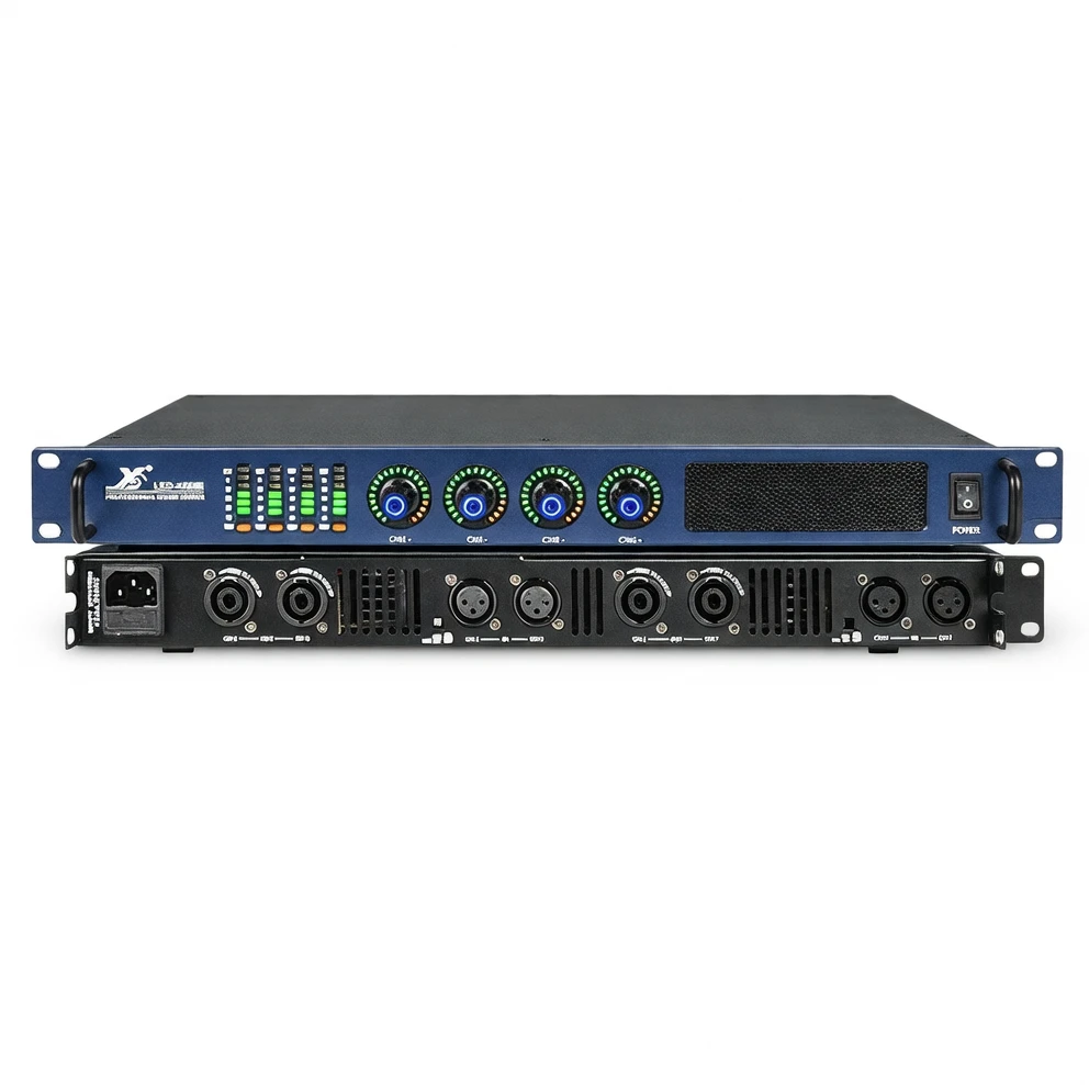 Harmonai LED Series 1U Professional Digital Power Amplifier — Pure Sound, Powerful Output