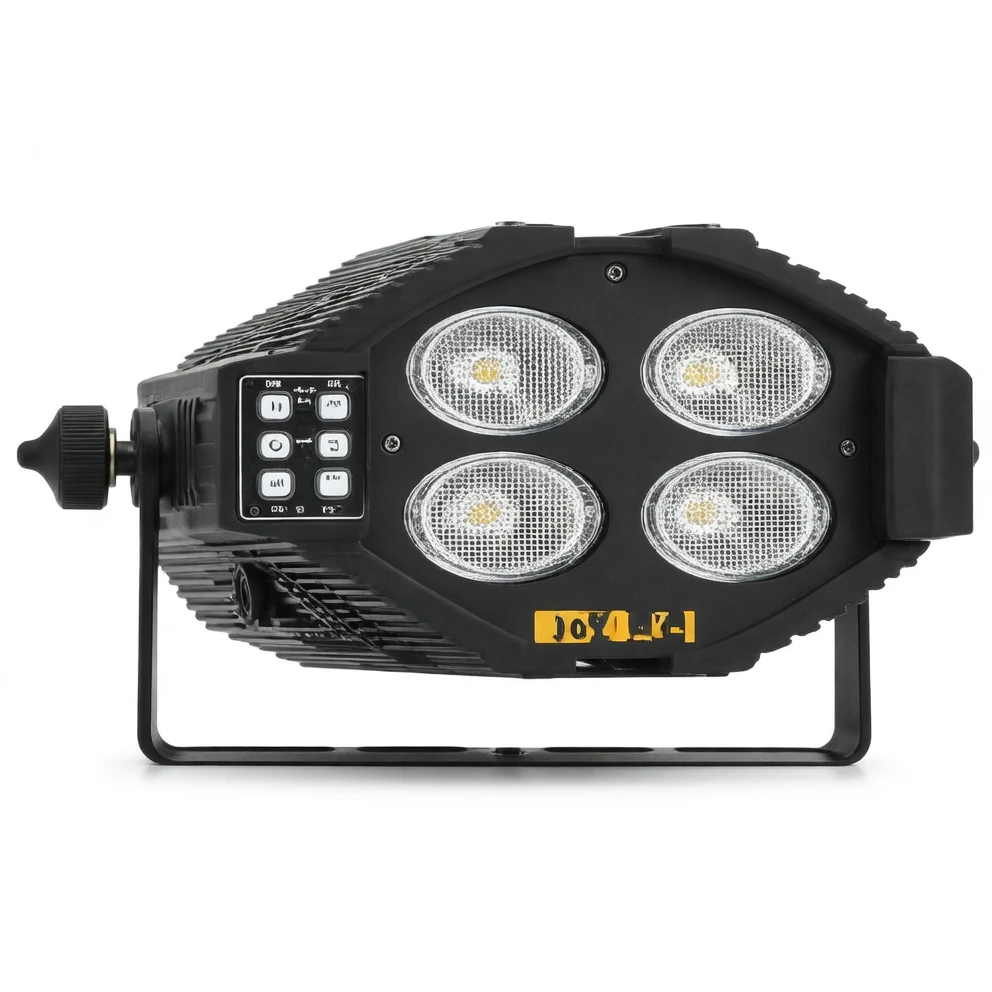 Harmonai QY-450 Quad-COB PAR Light | 4×50W Dual-Color-Temperature, Stepless Dimming