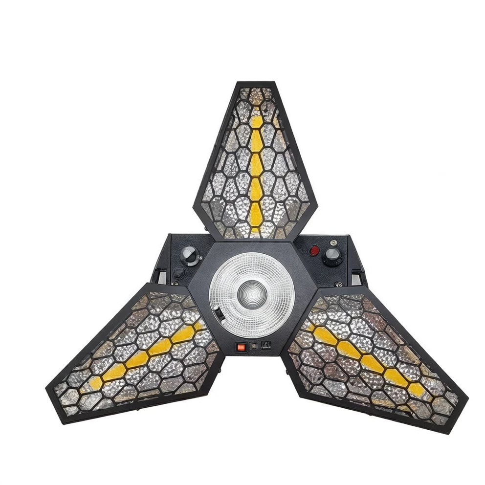 Harmonai Tri-Leaf Retro Light QY-F3A — Vintage Atmosphere Effect Light for Bars & Live Streaming Studios