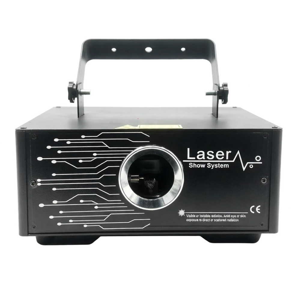 Harmonai 1W Full-Color Laser Light — Sound-Activated, Auto-Programmed & DMX-Controlled RGB Laser for KTV Rooms