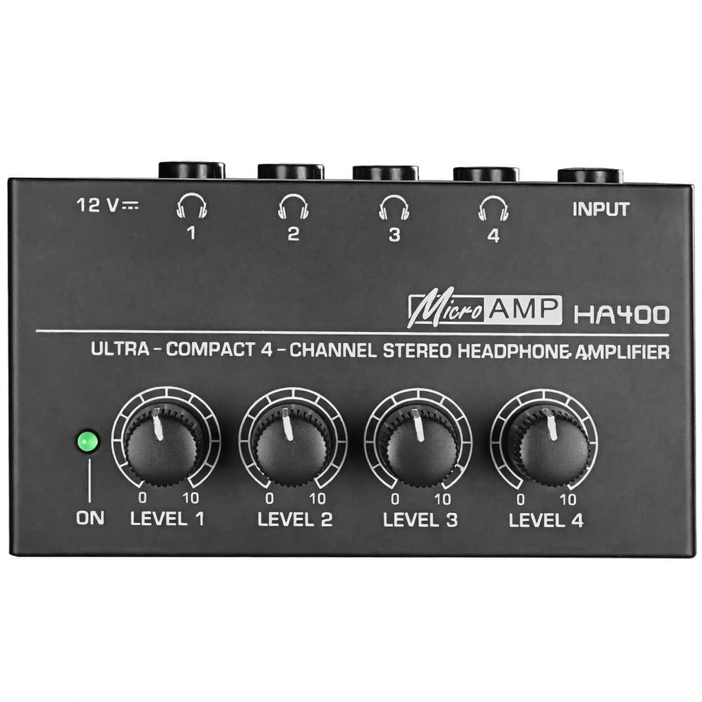 Harmonai HA400 4-Channel Stereo Headphone Amplifier