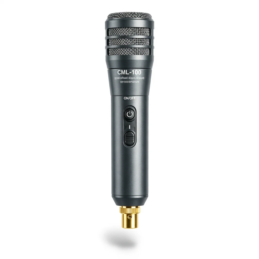 Harmonai CML-100 Professional Stage Microphone — Cardioid Back-Electret Condenser Wired Mic