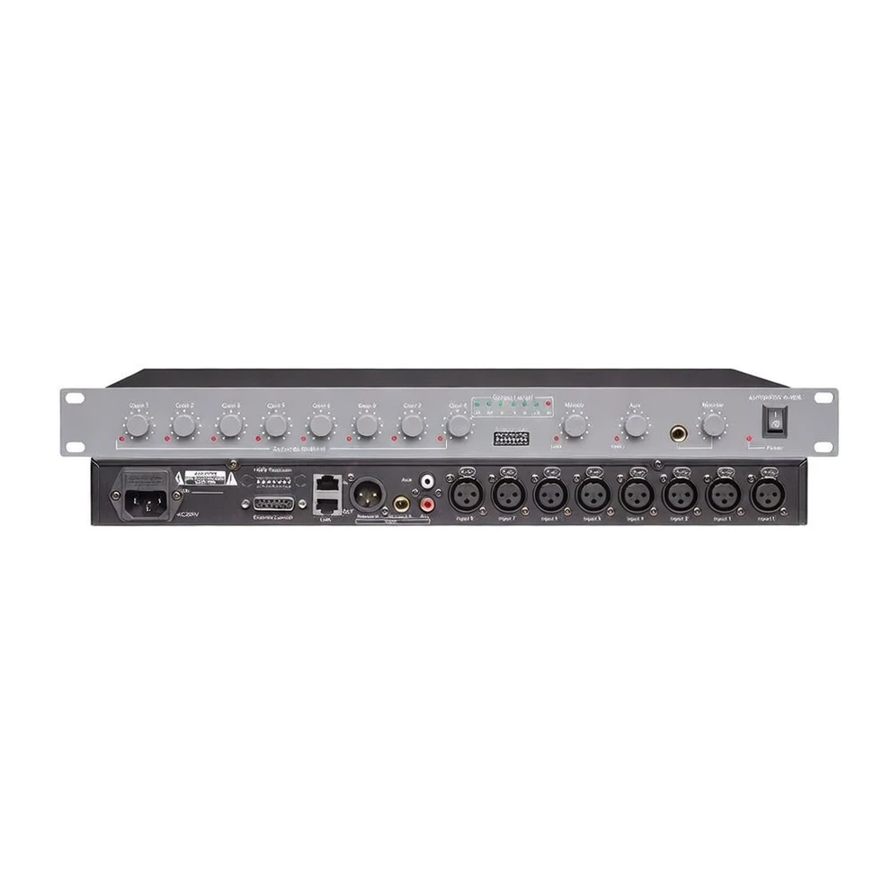 Harmonai MX-381 8-Channel Intelligent Mixer — Professional Audio Hub for Conference Systems