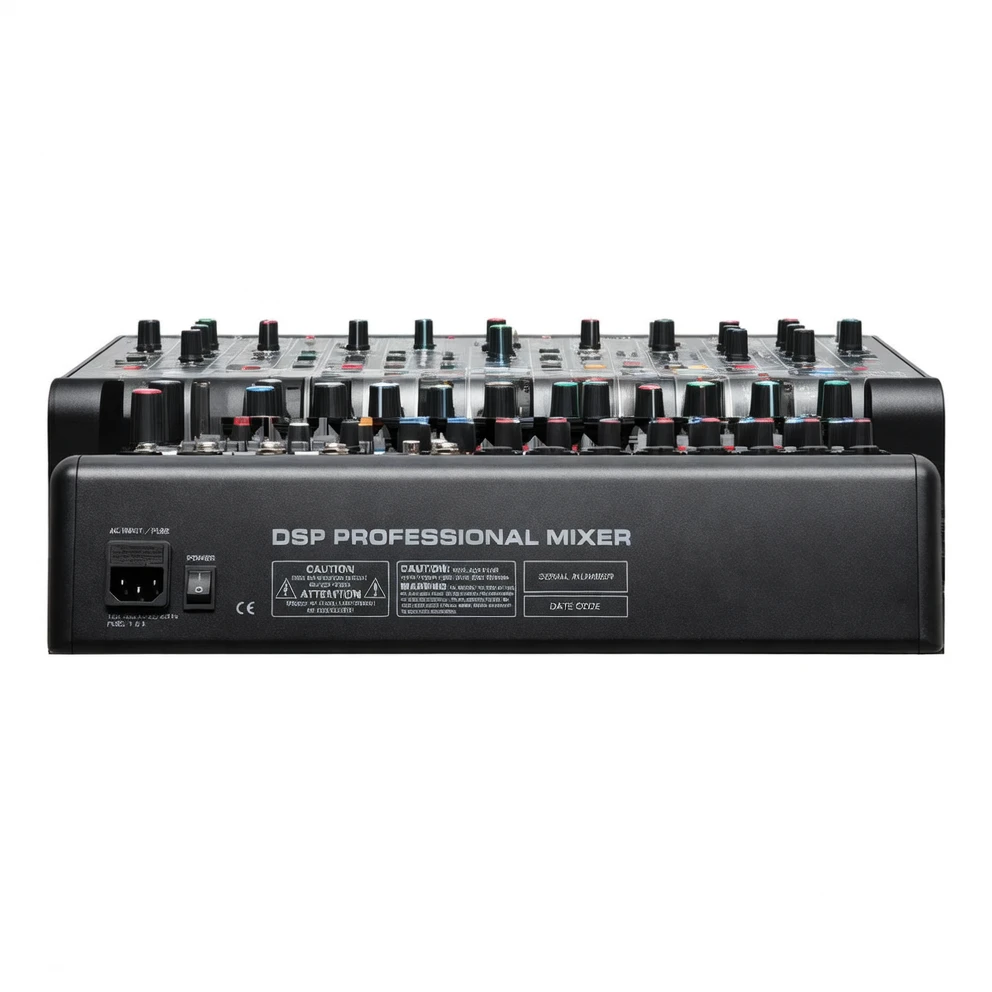 Harmonai PDX-16L Professional Digital Mixer | 99 DSP Effects, Bluetooth/USB Playback & Recording