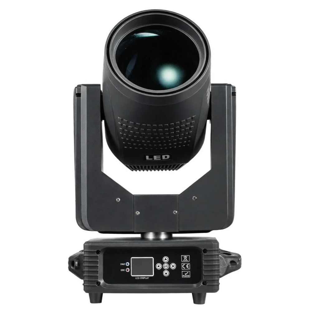 Harmonai LED300 Beam Light QY-Beam300LED — 250W White LED Moving Beam Light with DMX512 & RDM for Professional Stage Lighting