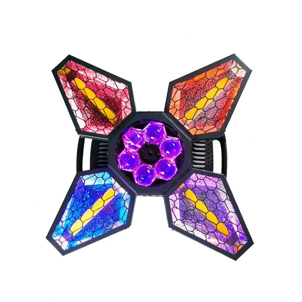 Harmonai QY-F4A Four-Leaf Retro Effect Light — Professional Bar & Live Streaming Atmosphere Light