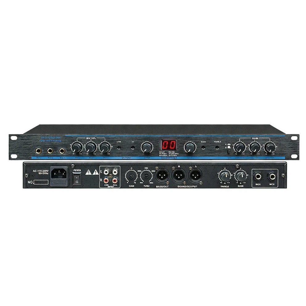 Harmonai DSP-99 Professional Digital Karaoke Preamp — 99 Reverb Effects, HI-Room-Grade Vocal Processing