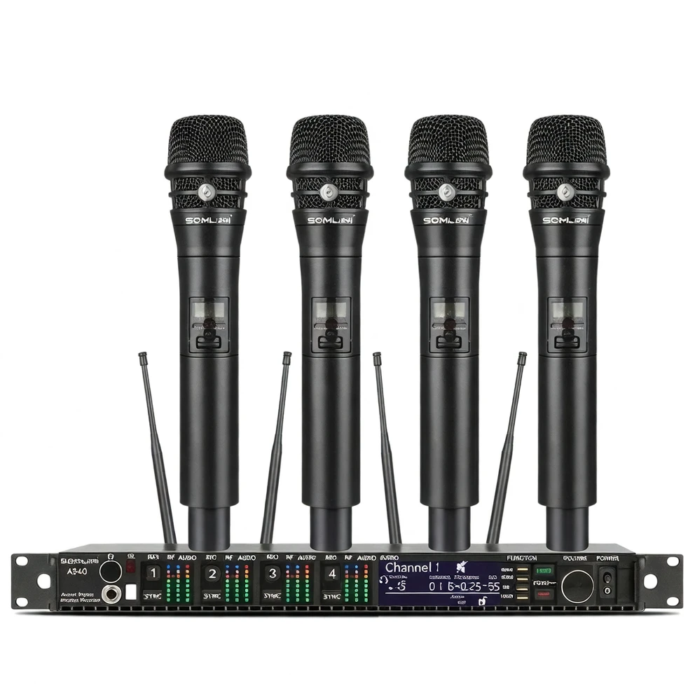 Harmonai SOM-6400 Professional UHF Wireless Handheld Microphone