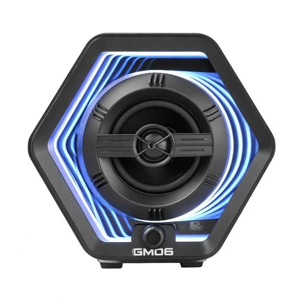 GM06 RGB Gaming Speaker — 40W, Bluetooth 5.3, 2.0-Channel Desktop Audio