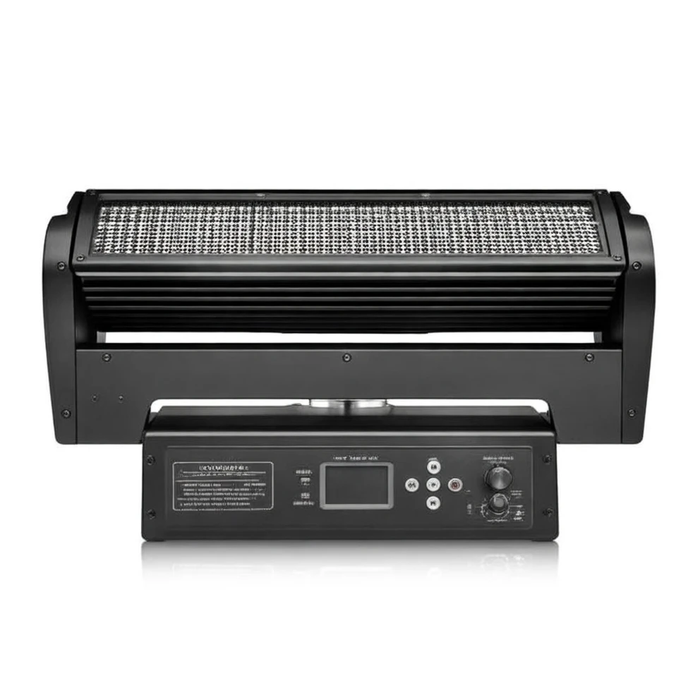 Harmonai Dual-Side Infinite-Pan Effect Light QY-WJ612 — XY Infinite-Pan + 12-Section Strobe for Bars & Live Streaming