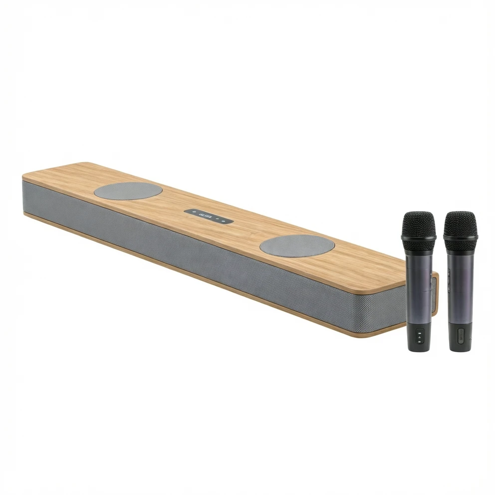 SE10K 2.1-Channel Soundbar — 100W Output, Touch + Remote Control, Premium Metal Grille Desktop Speaker