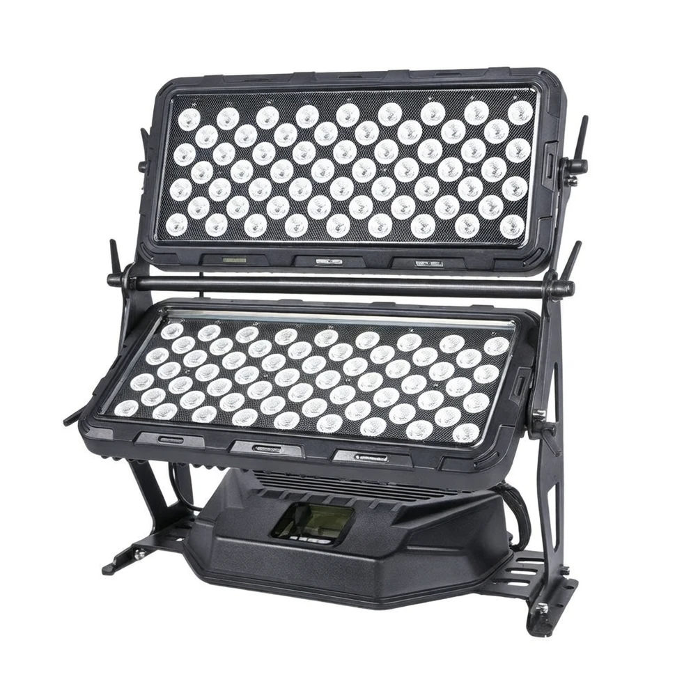 Harmonai QY-F1203 120-LED Dual-Layer Waterproof Spotlight | IP65 Outdoor RGBW Full-Color Lighting