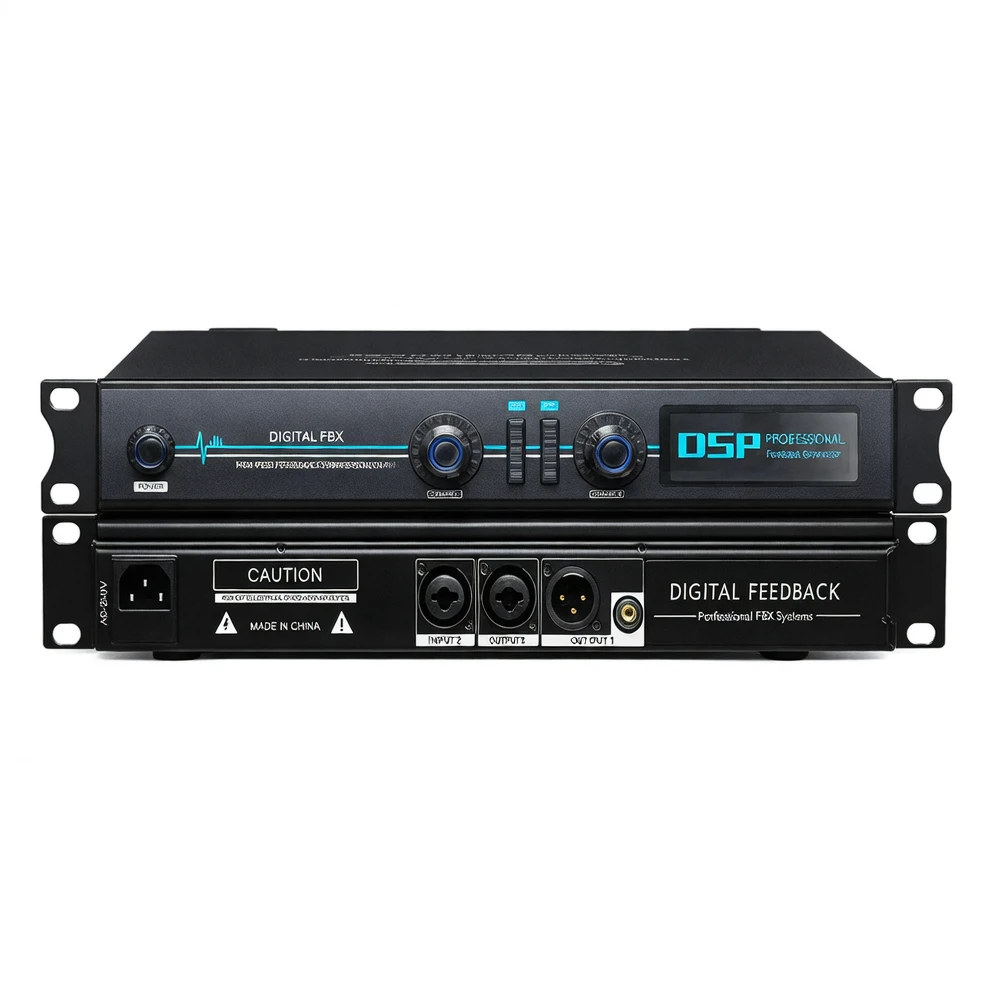 Harmonai FBX220 Automatic Feedback Suppressor — 68-Point DSP Smart Anti-Howling