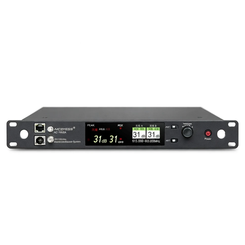 Harmonai 1600A 16-Channel Wireless Antenna Distribution Amplifier — Professional RF Signal Enhancement System