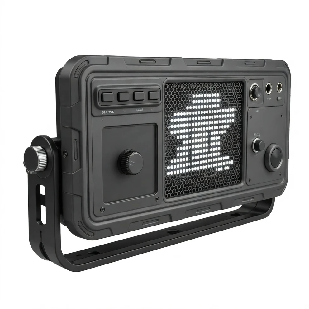 Harmonai QY-F1224 24+12-Section Waterproof Strobe Light — IP65 Outdoor Professional Stage Lighting