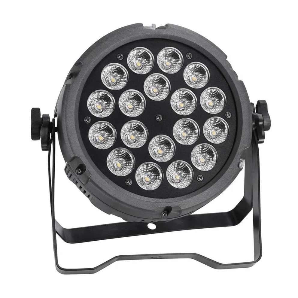 Harmonai QY-B1810 18-LED Quad-Color Slim PAR Light — Ultra-Thin Design, Vivid RGB Stage Lighting