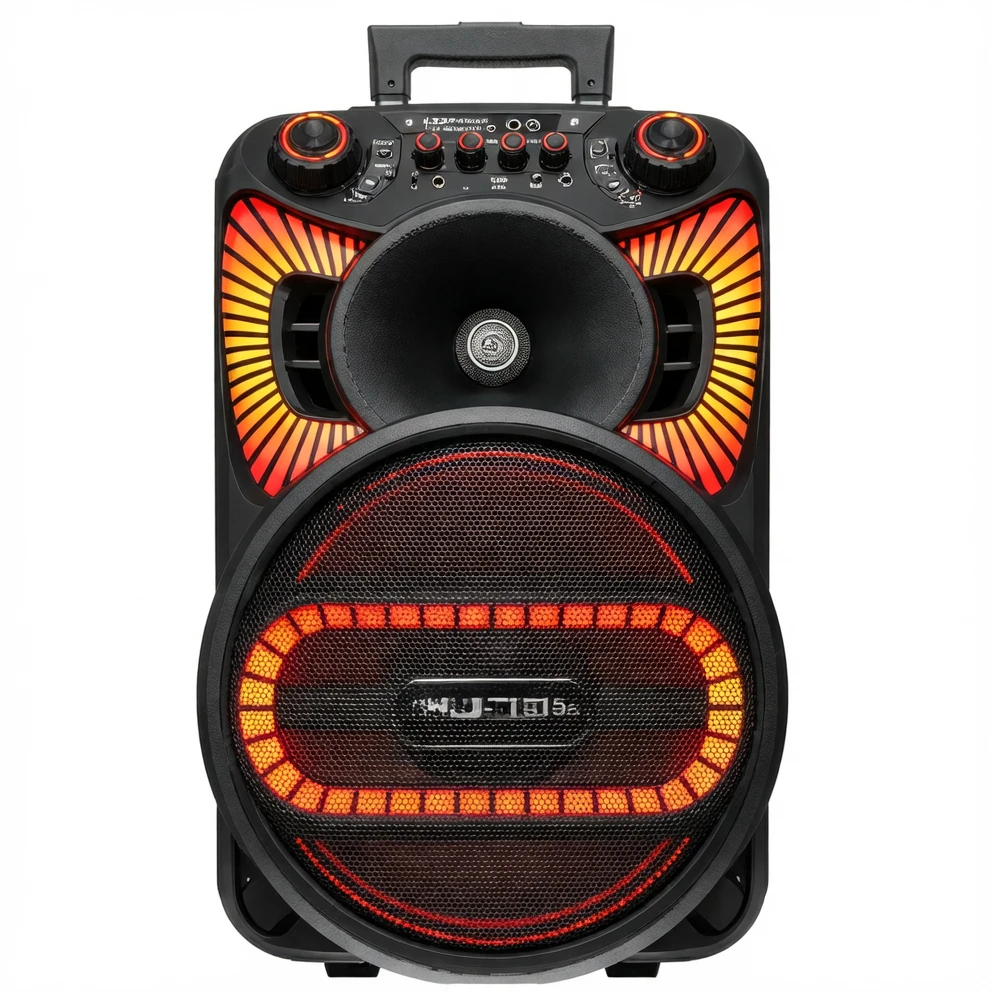 Harmonai HJ-T151a Portable Outdoor Bluetooth Speaker — 20W Output with RGB Lights