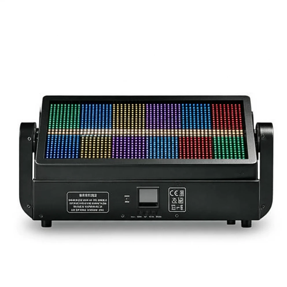Harmonai QY-1212S 12+12-Section Moving Head Strobe Light — 960 RGB+W LEDs, Professional Stage & Live Streaming Effect Light