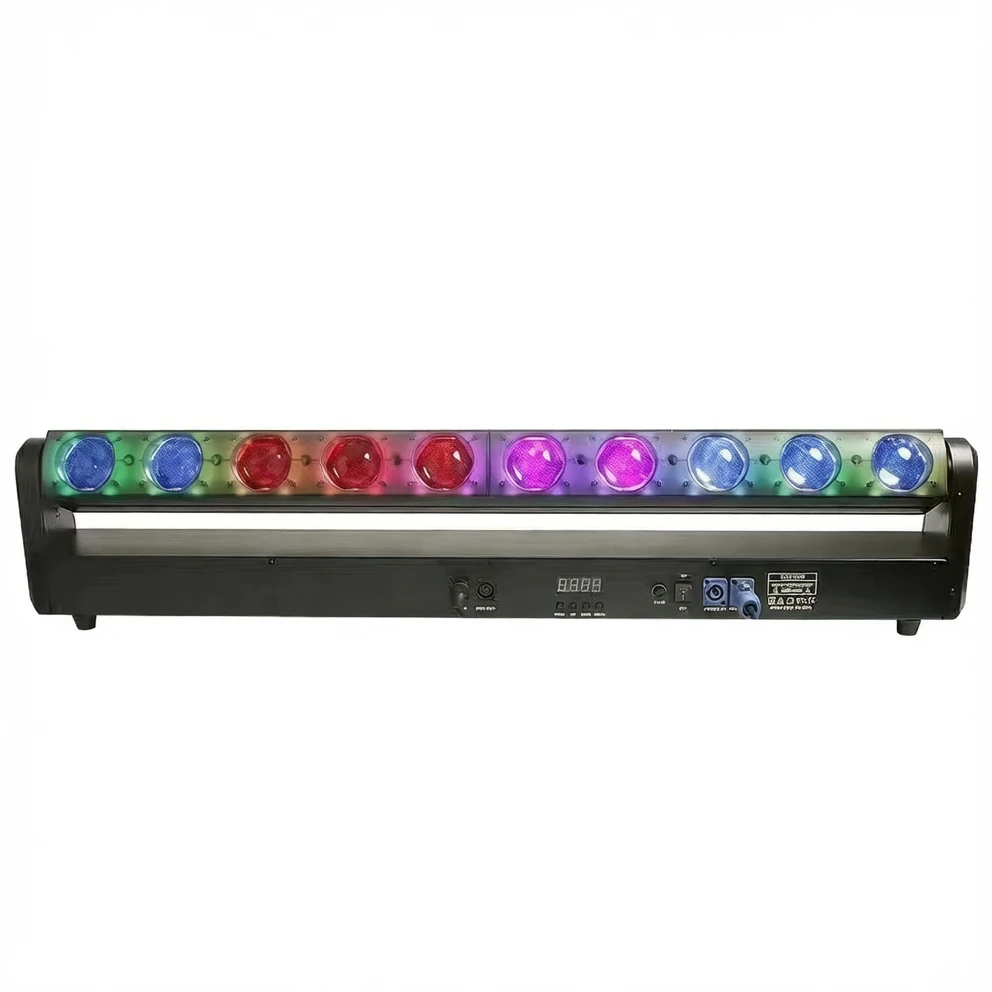 Harmonai QY-JZ1040F 10-Piece 40W Moving Head Matrix Light (Auxiliary Light Version) — Bar & Live Streaming Effect Light