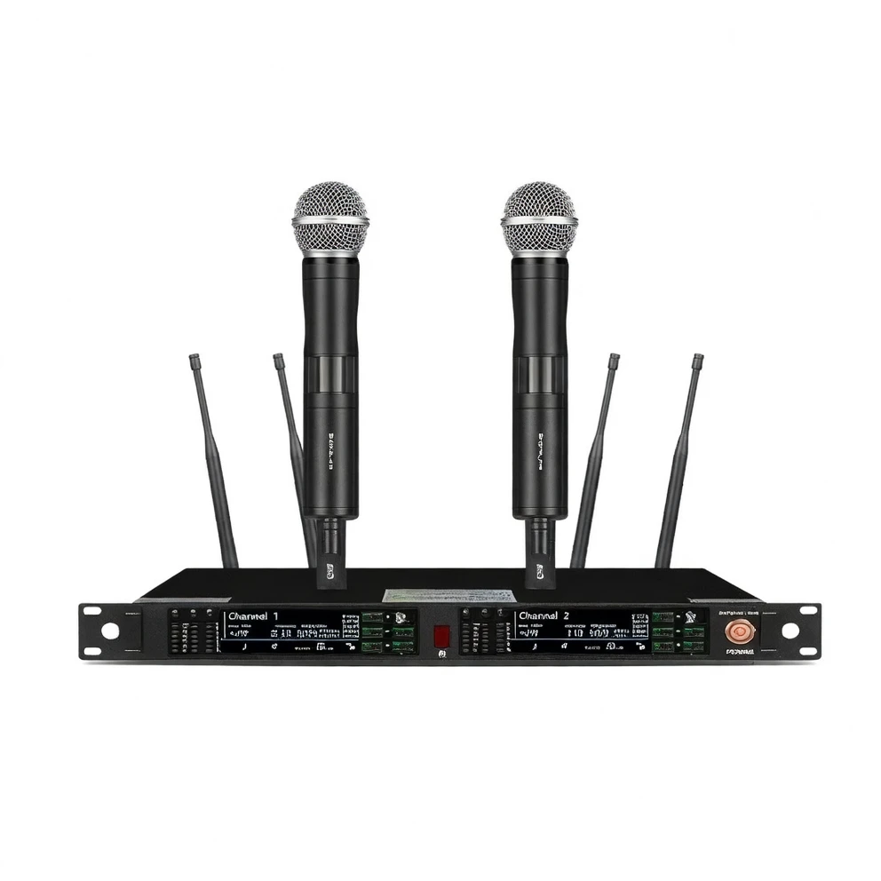 Harmonai SOM-2600 Professional UHF Wireless Microphone — Studio-Grade Clarity & Stability for Stage and Speech