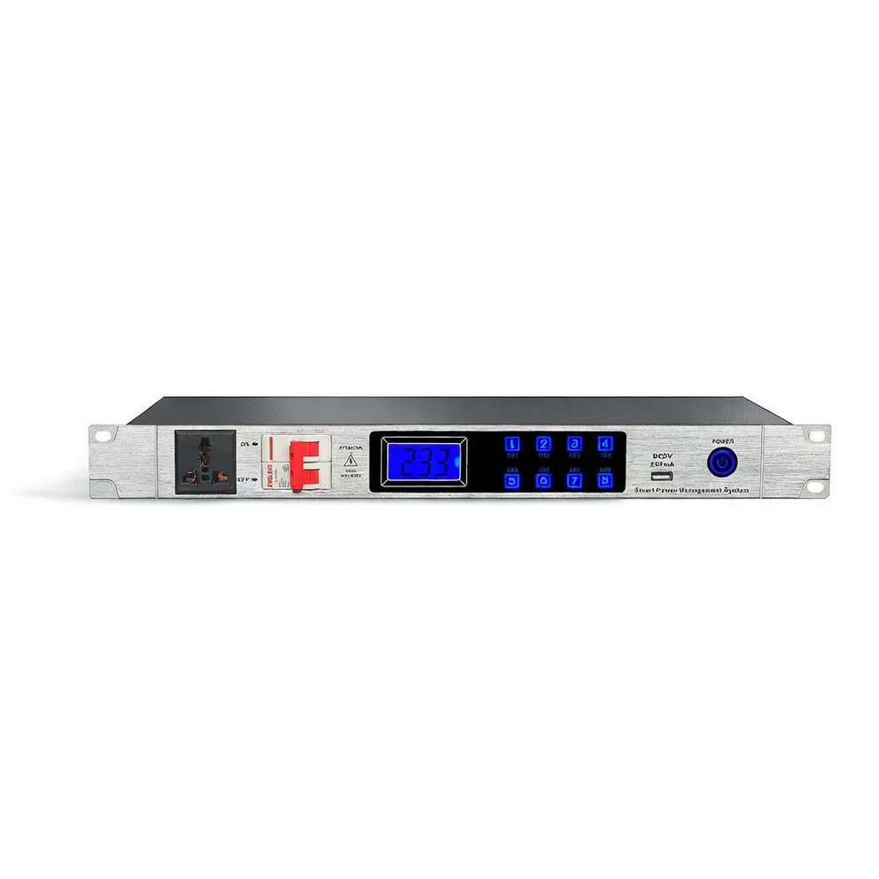 Harmonai M9A Smart Power Sequencer — 9-Channel, 30A High-Power Professional Sequencing