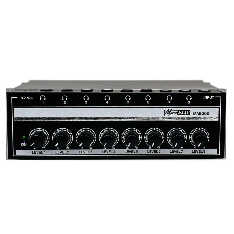 HA800S 8-Channel Stereo Headphone Amplifier