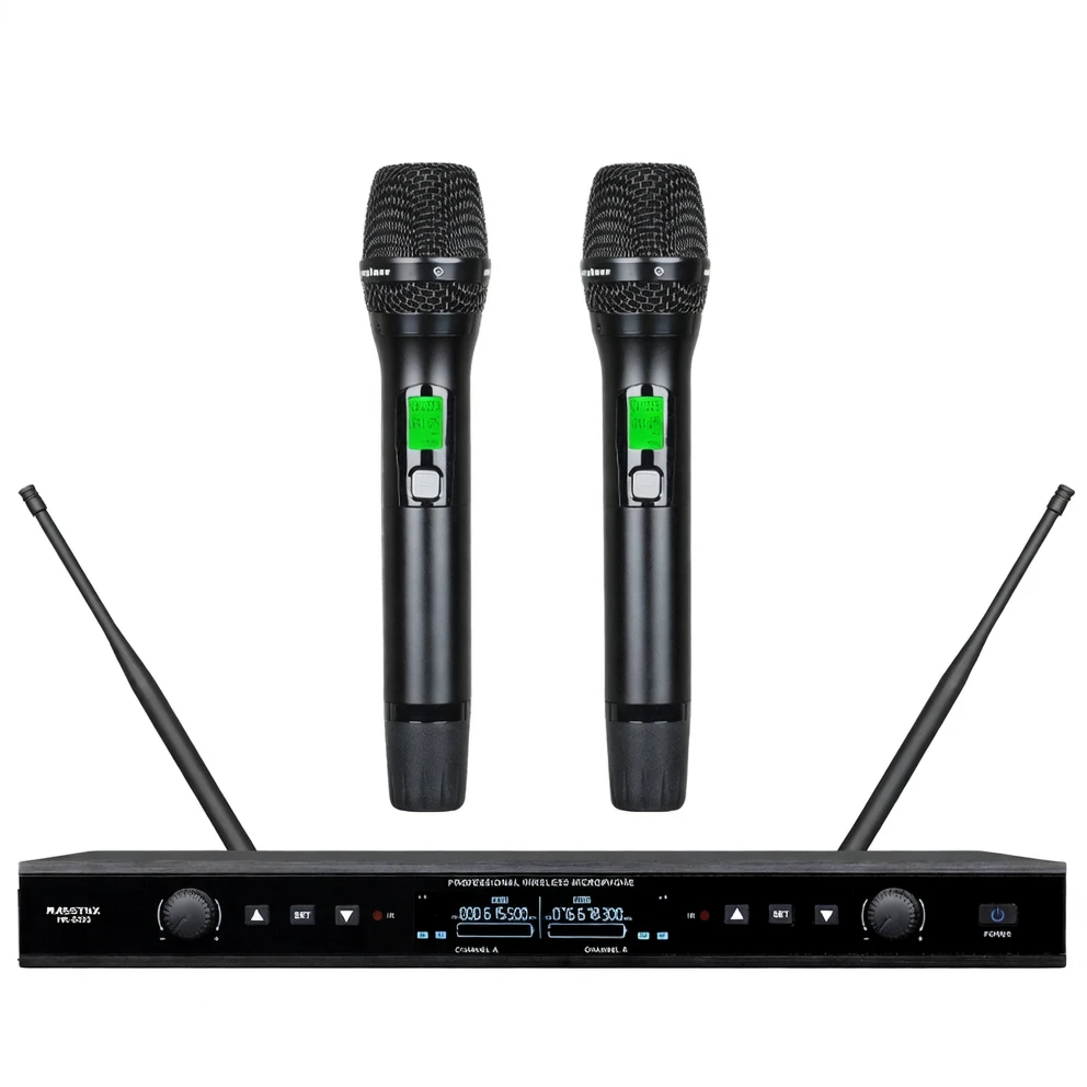 Harmonai HK-833S Wireless 2-Mic System — Professional KTV/Conference Room Solution