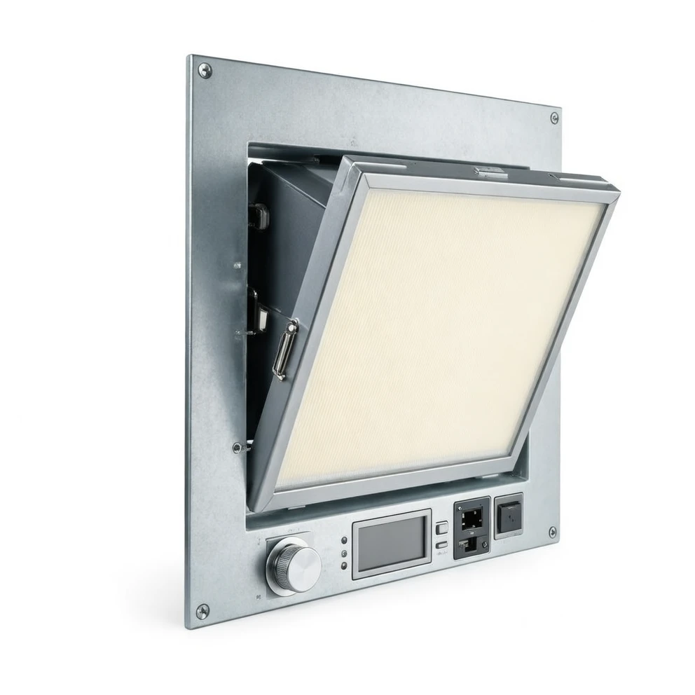 Harmonai QY-DS900 200W Motorized Tri-Color LED Panel Light — Professional Conference & Studio Lighting