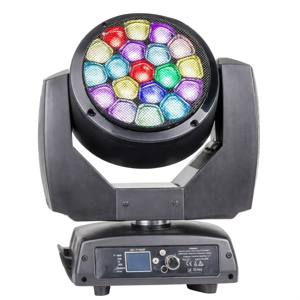 Harmonai QY-YT1940F 19-Piece 40W Honeycomb LED Moving Head Pattern Wash Light