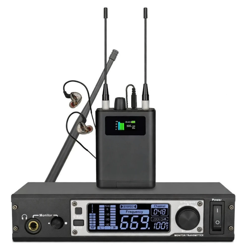 Harmonai EM600 Stereo Wireless Monitor System (1-Transmitter, 1-Receiver)