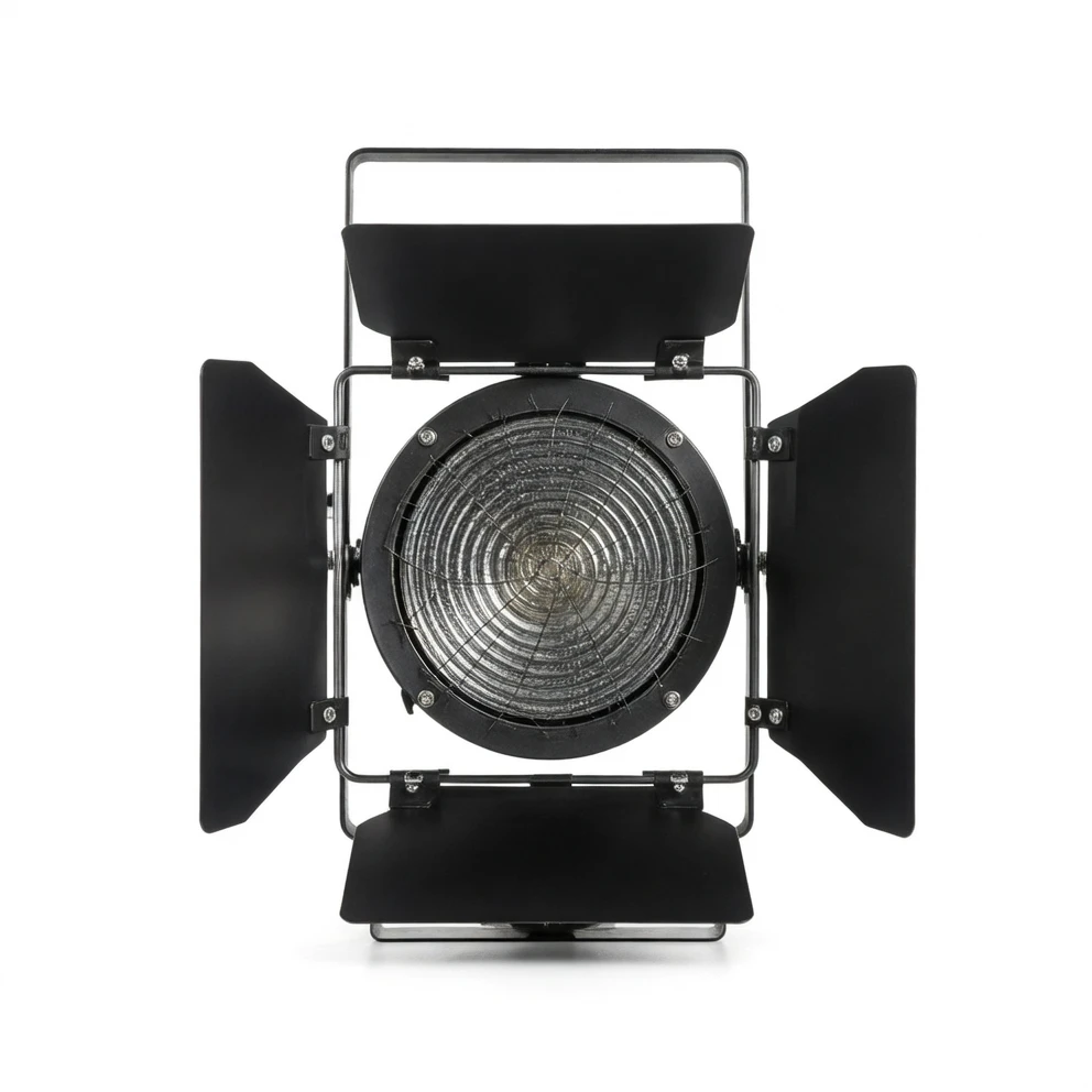 Harmonai QY-J200 200W Fresnel Spotlight — Professional Conference & Studio Tri-Color Lighting