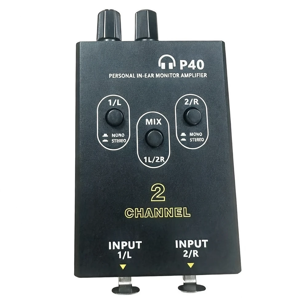 Harmonai P40 Dual-Channel Battery-Powered Headphone Amplifier