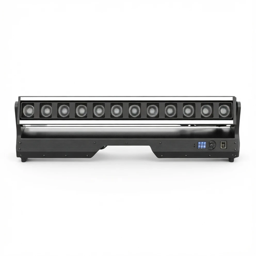 Harmonai 12-Rattler Moving Matrix Light — 500W Professional Stage Lighting