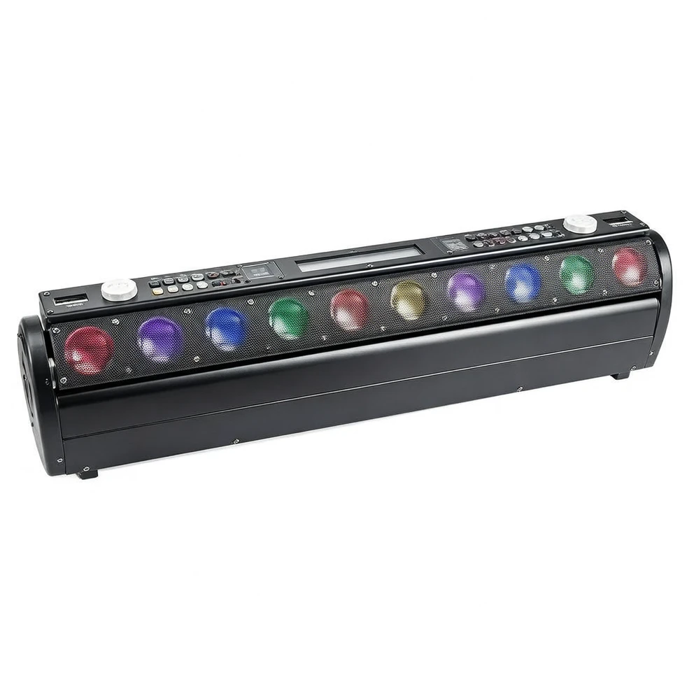 Harmonai 10×40W Wash Light | DMX512 Smart Control, Full-Color Moving Beam, Professional Stage Lighting