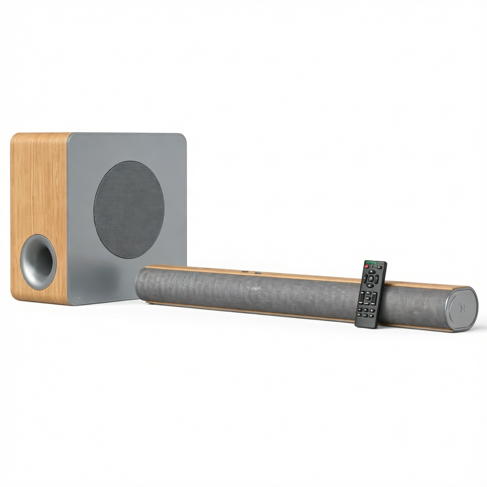 SE09PW 2.1-Channel Wireless Subwoofer Bluetooth Soundbar