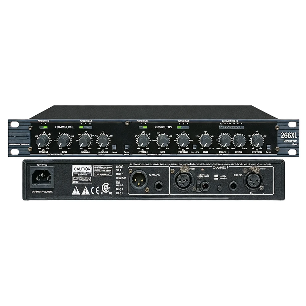 Harmonai D266XL Professional Dual-Channel Compressor/Limiter — Studio-Grade Dynamic Processing
