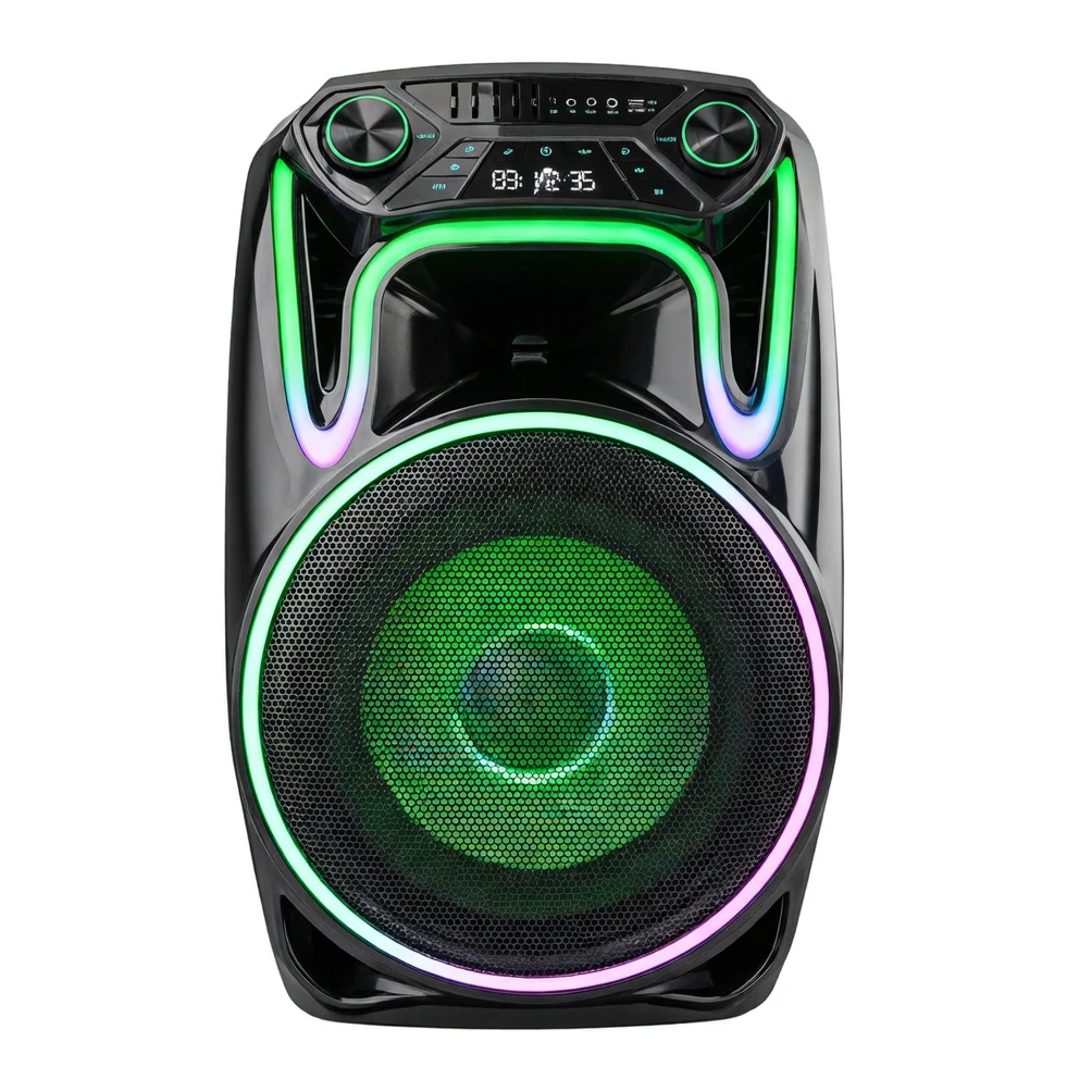 Harmonai HJ-T718EQ 120W Portable Outdoor Speaker with Colorful Lights