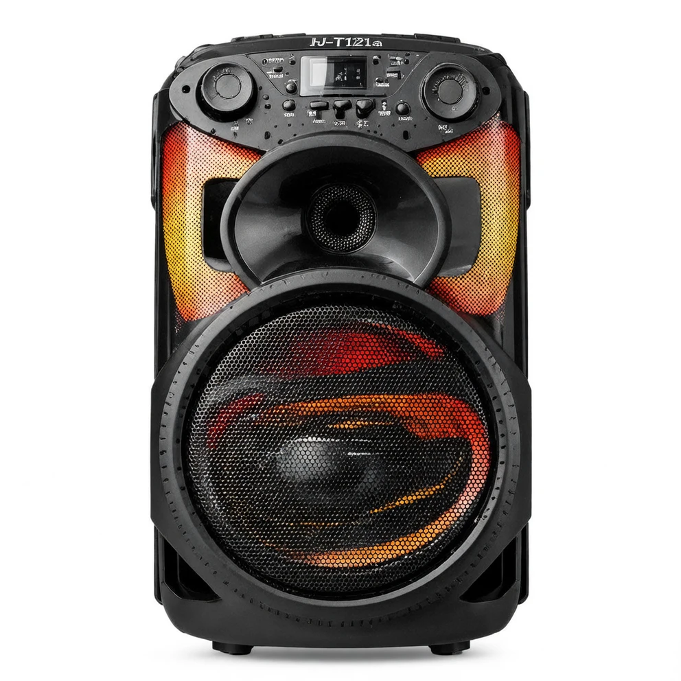 Harmonai HJ-T121a 20W Portable Bluetooth Speaker with RGB Lights — Outdoor Audio System
